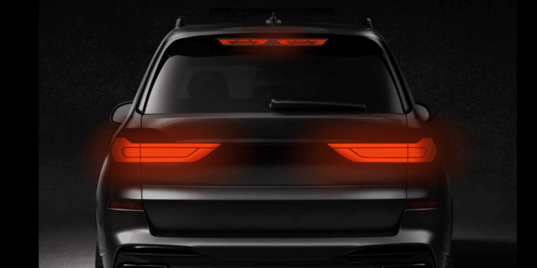 用于汽车应用OLED照明效果图