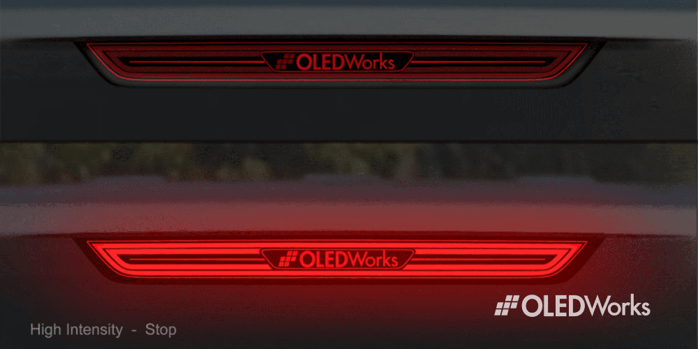 OLEDWorks高位刹车灯概念