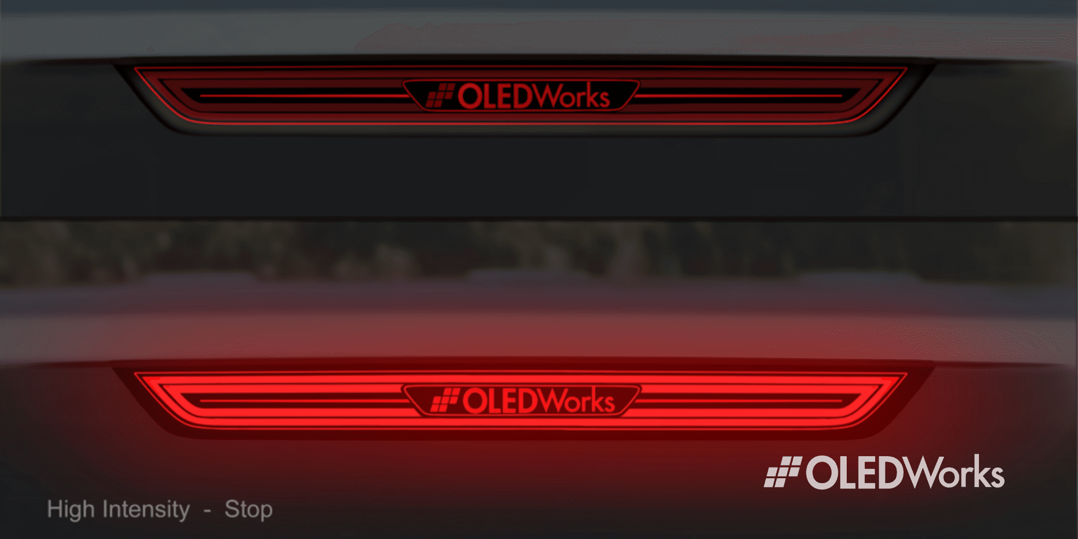 OLEDWorks 高位刹车灯概念