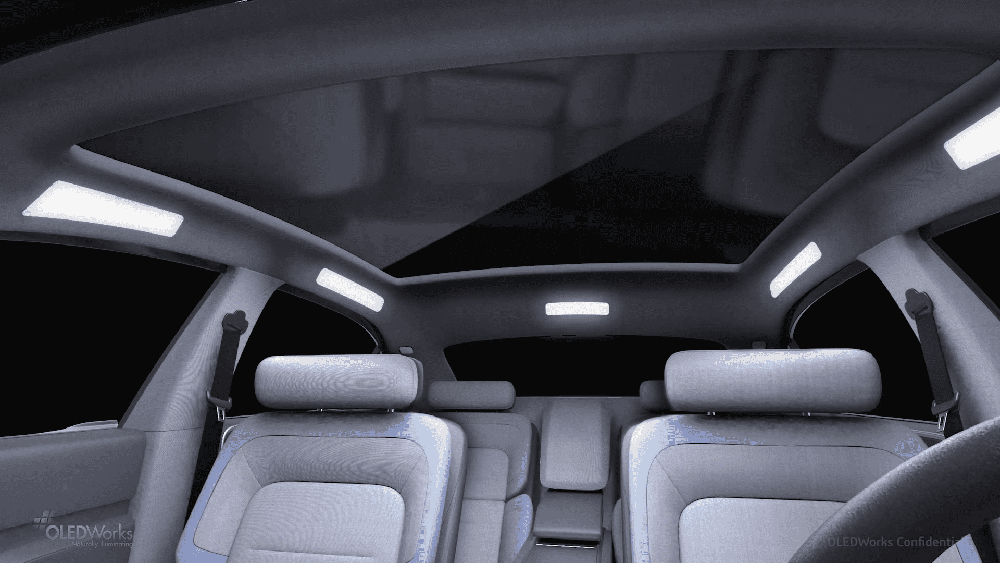 选择OLED车内照明，享受更舒适、更个性化的驾乘体验_OLEDWorks中文官网